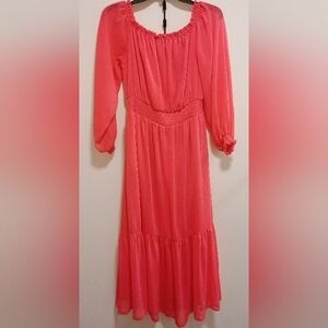 Sofia by Sofia Vergara Coral Long Sleeve Dress